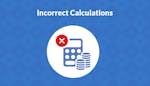 Incorrect Calculations