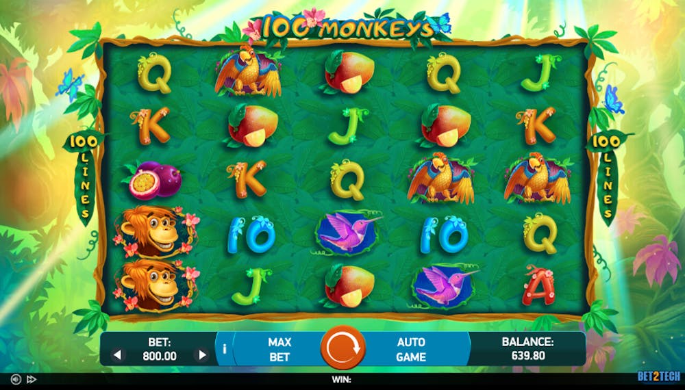 100 monkeys slot