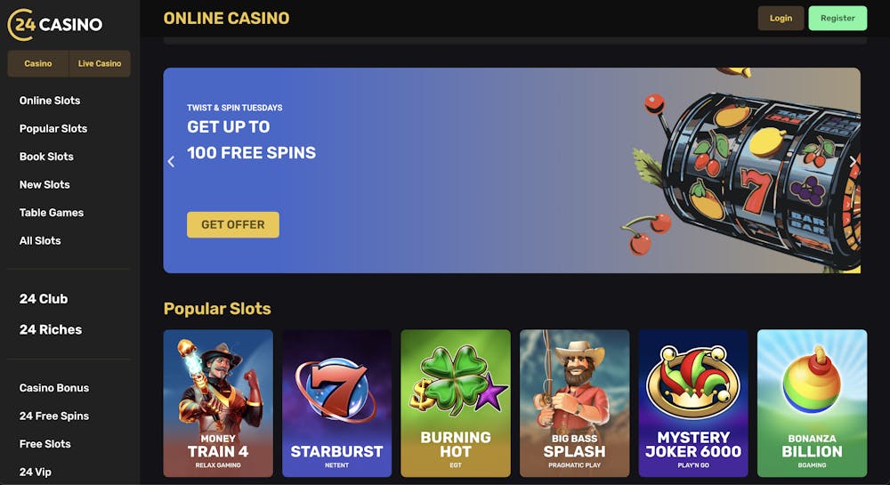 24casino home page