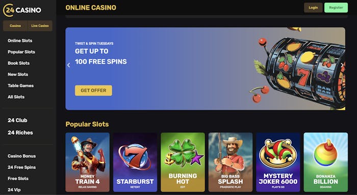 24casino home page