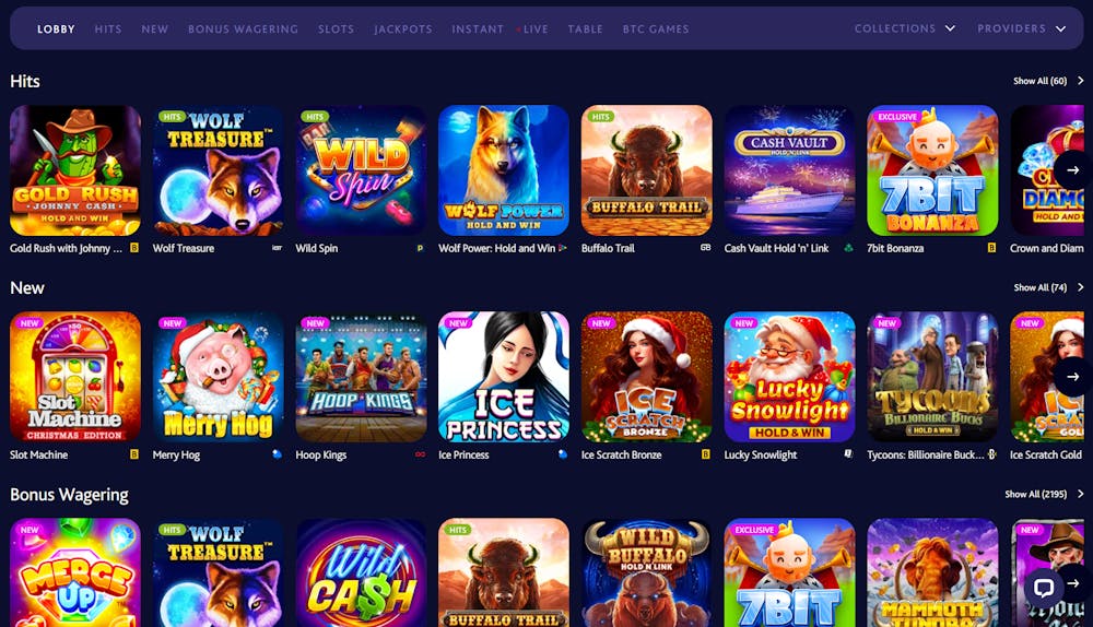 games at Spin Samurai Casino