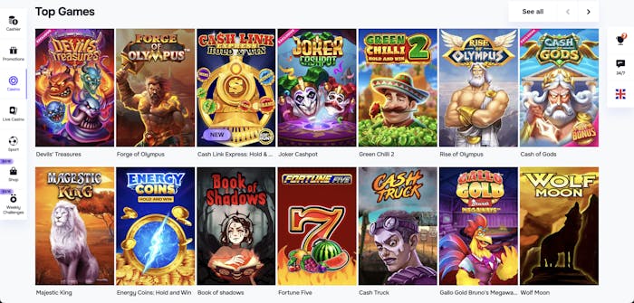 a collection of sg casinos top games