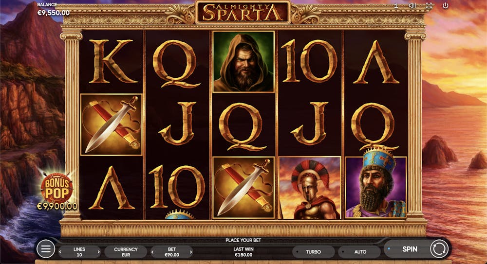 almighty sparta slot