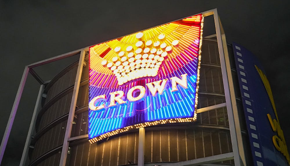 crown casino exterior shot home of the aussie millions