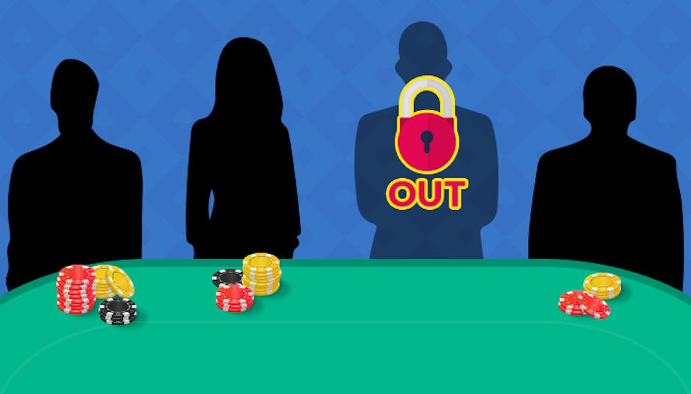 freezout poker where someone is out