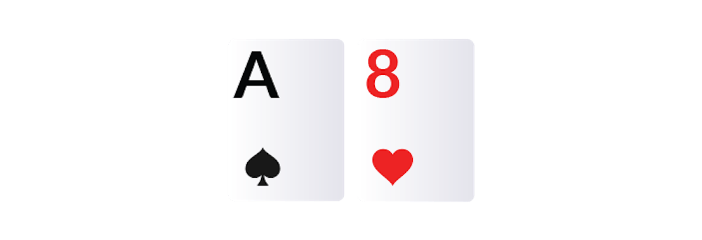 ace and 8 cards