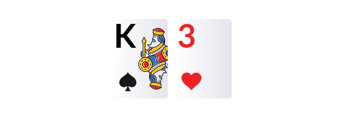 king-three cards