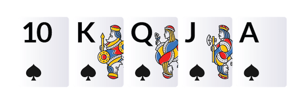 royal flush poker hand