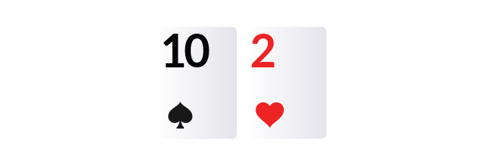 ten and two cards