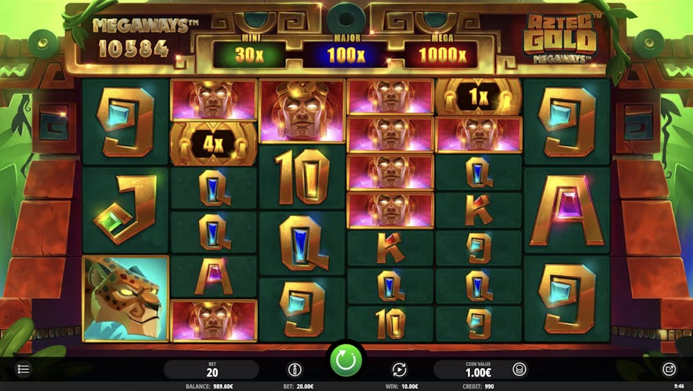 aztec gold megaways slot