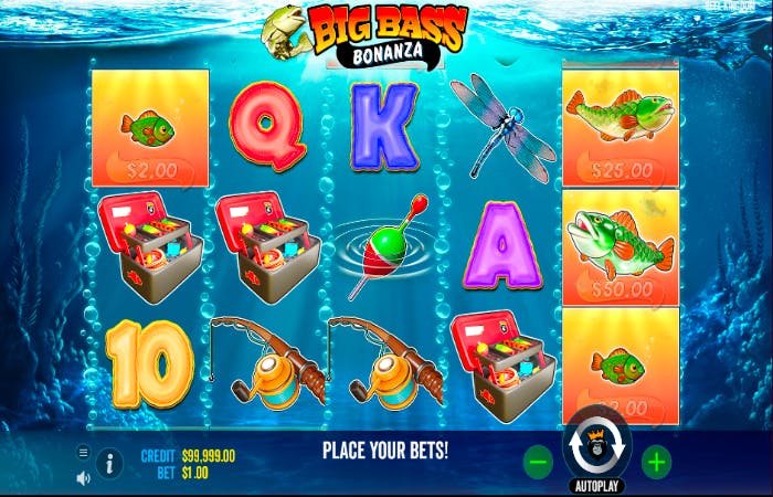 big bass bonanza slot game
