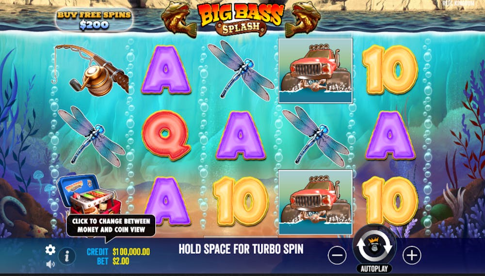 Big Bass Splash Slot: Paylines, Symbols, RTP &#038; Free Play logo