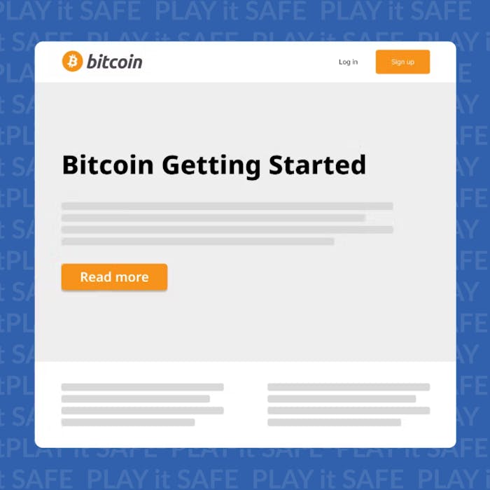 Visit the official website of Bitcoin