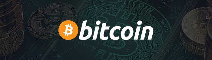 Official logo of Bitcoin - look out for this at Bitcoin casino sites.