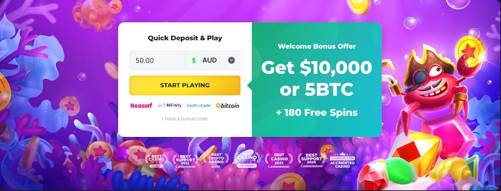 bitstarz welcome bonus