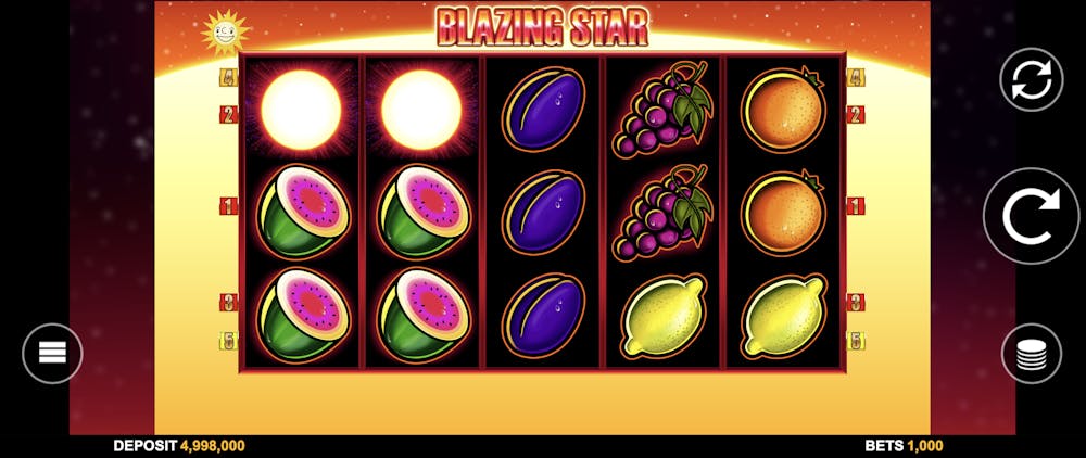 blazing star slot