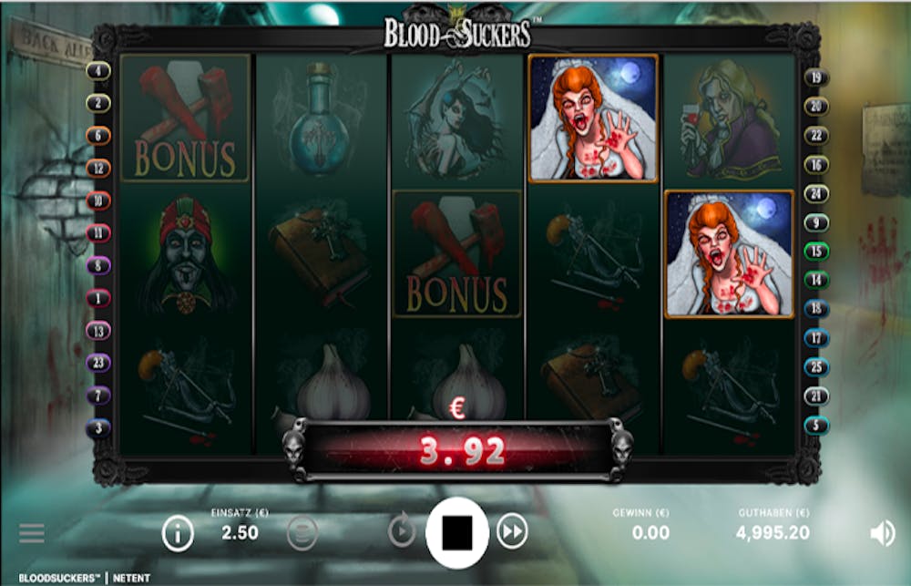 Blood Suckers Slot: Paylines, Symbols, RTP &#038; Free Play logo