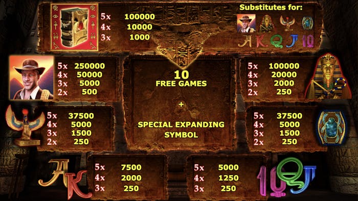 book of ra deluxe symbols