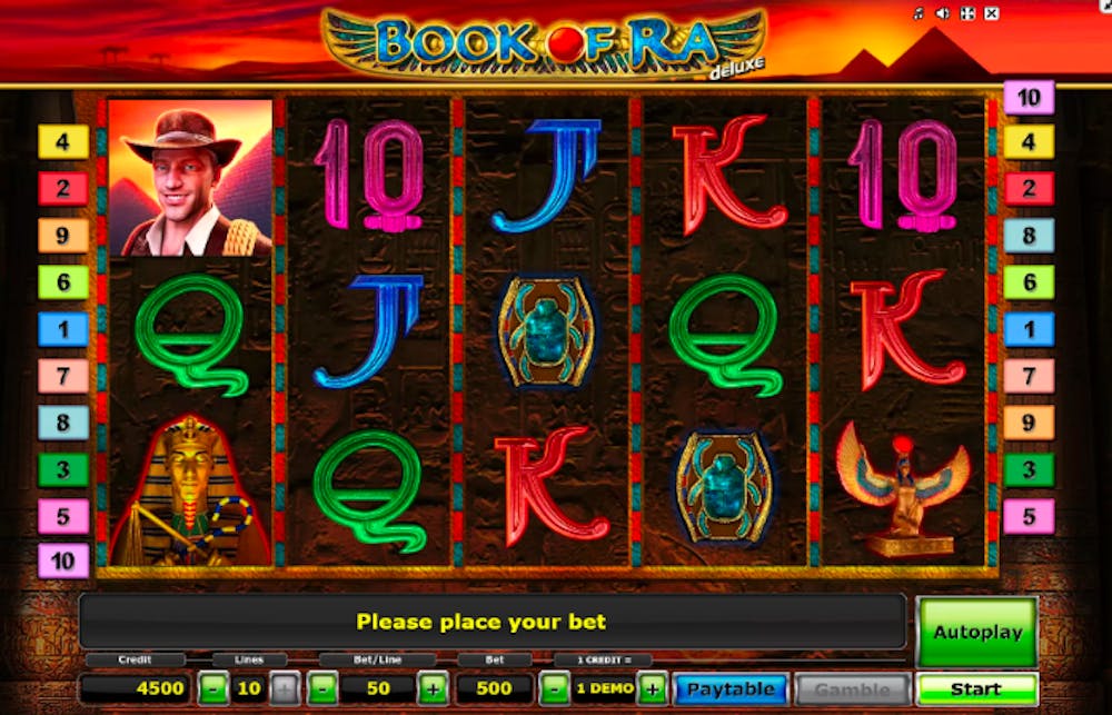 Book of Ra Deluxe Slot: Paylines, Symbols, RTP &#038; Free Play logo