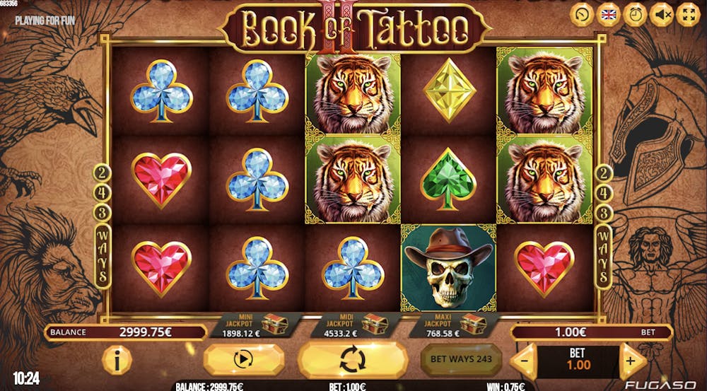 book of tattoo slot