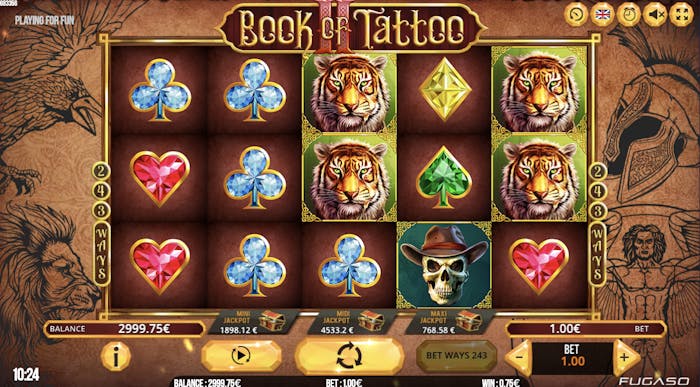 book of tattoo slot