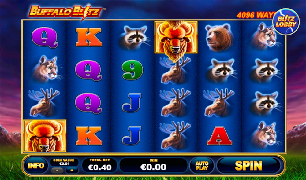 buffalo blitz slot reels