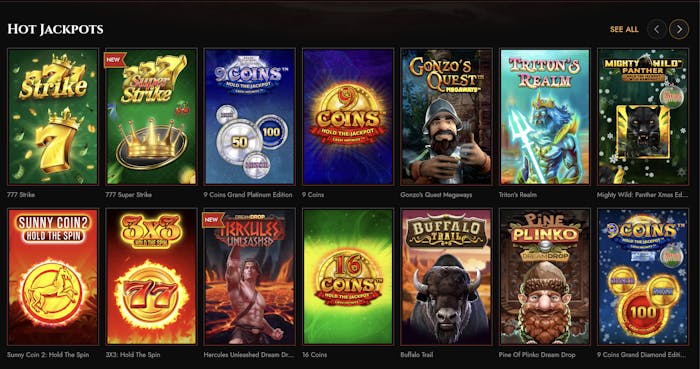 legiano casino jackpot