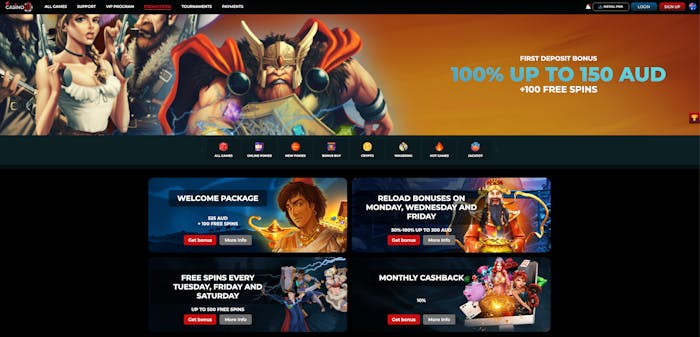 casino4u welcome bonus