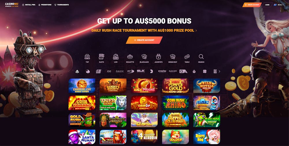 casinonic home page