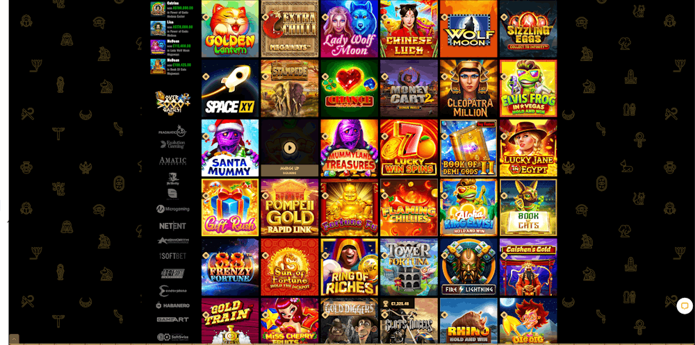 cleopatra casino games