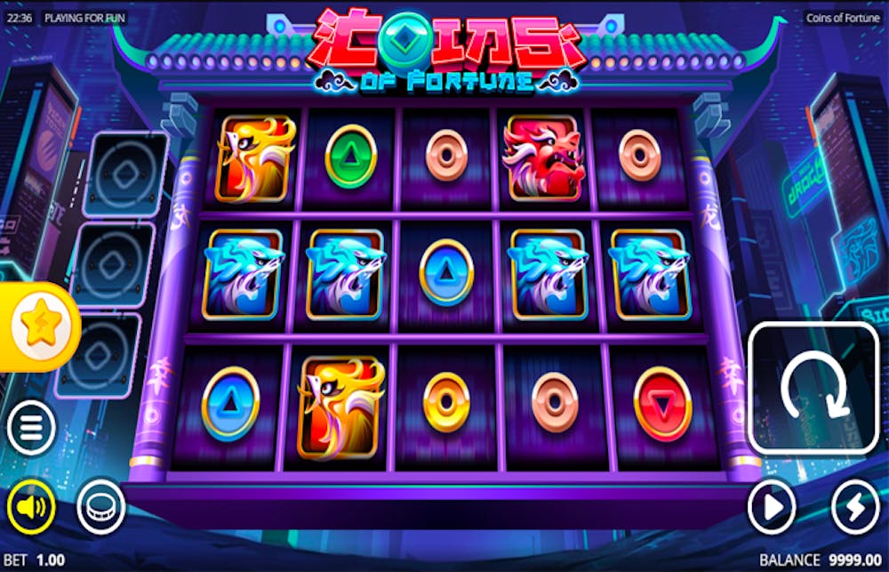 Coins of Fortune Slot: Paylines, Symbols, RTP & Free Play logo