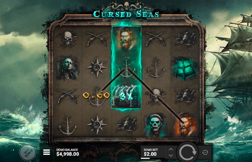 Cursed Seas Slot: RTP, Paylines, Features &#038; Free Play logo