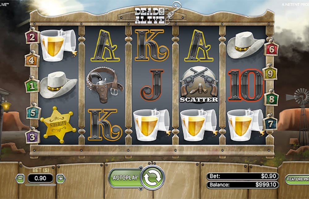 Dead or Alive Slot: Paylines, Symbols, RTP &#038; Free Play logo