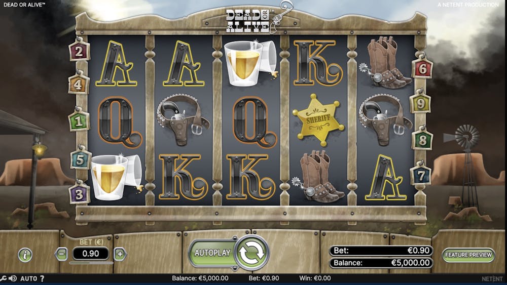 dead or alive slot