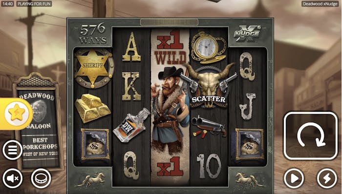 Deadwood by Nolimit City is a high risk, high reward pokie game.