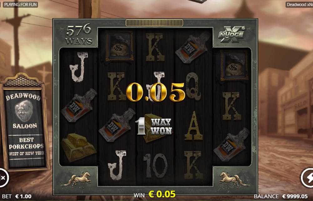 deadwood slot paylines