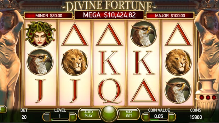 divine fortune progressive jackpot