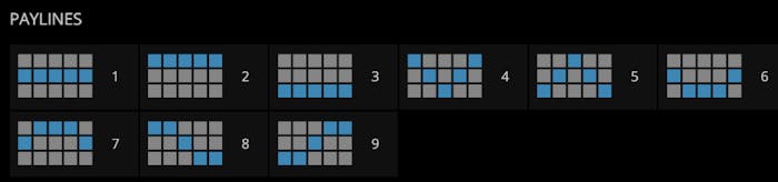 dolphins treasure paylines