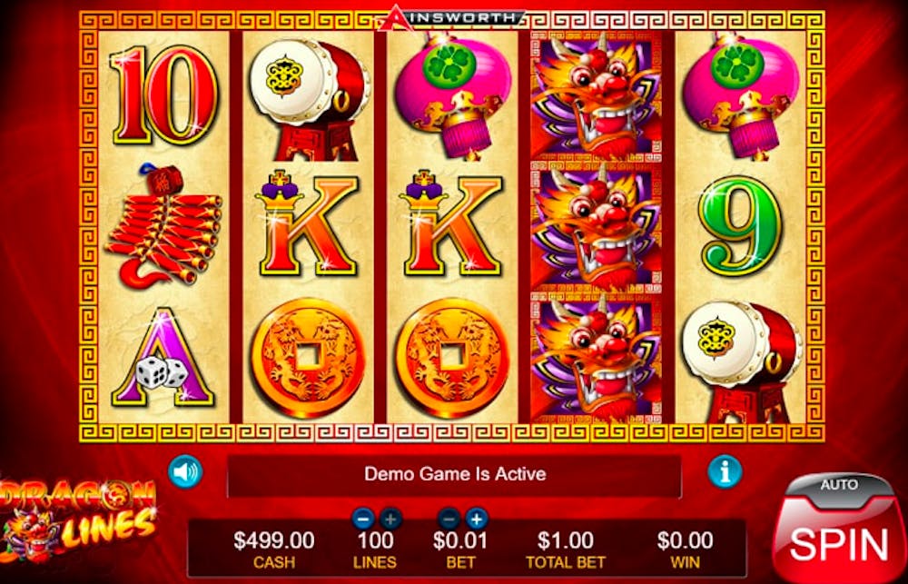 Dragon Lines Slot: Paylines, Symbols, RTP & Free Play logo