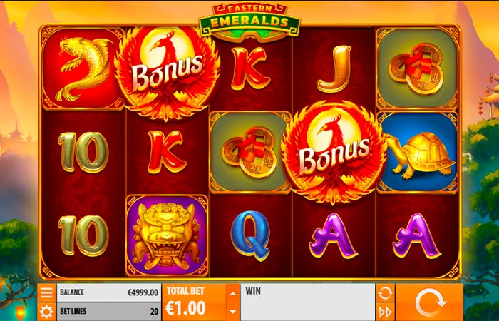 eastern emerald megaways multiplier wild feature