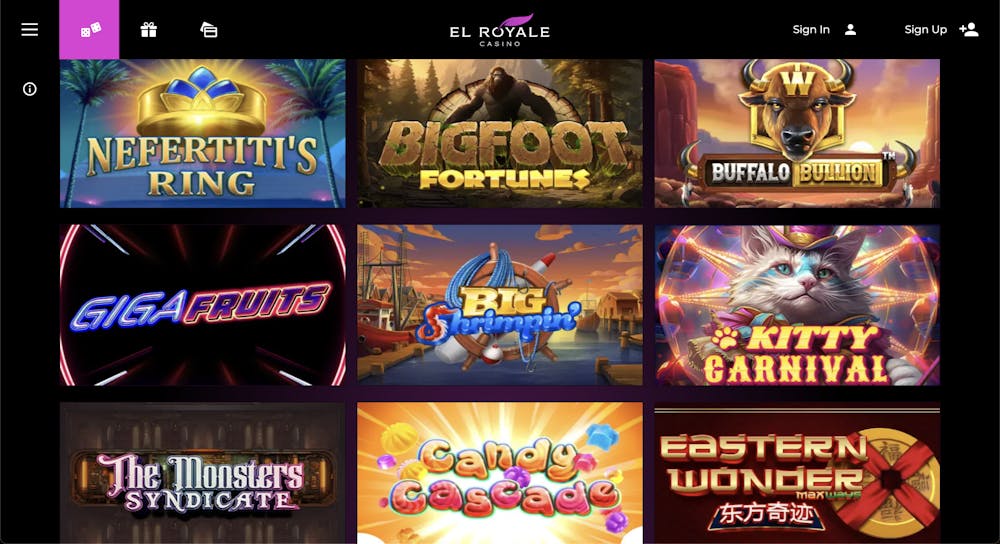 el royale casino slot games