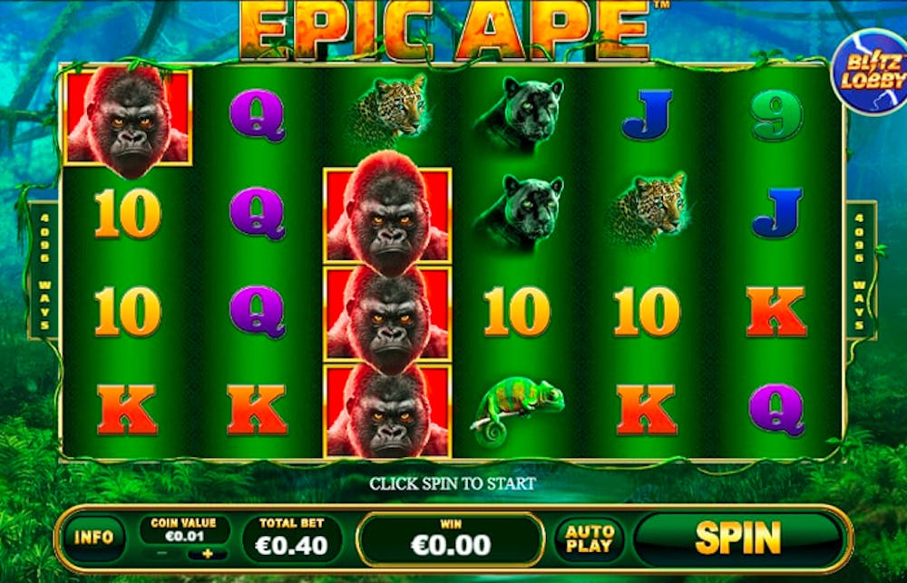 Epic Ape Slot: Paylines, Symbols, RTP &#038; Free Play logo