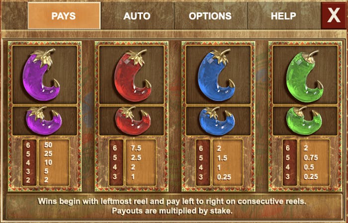 extra chilli slot symbols