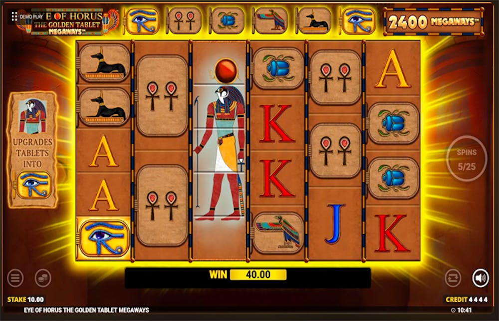 Eye of Horus Slot &#8211; RTP, Paylines, Features &#038; Demo Play logo