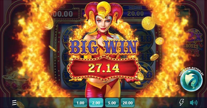 fire and roses joker