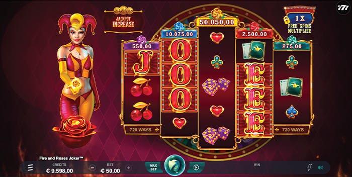 fire and roses joker