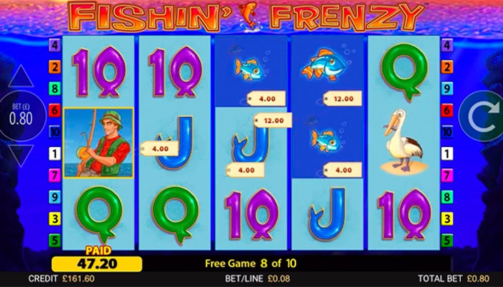 fishin frenzy game