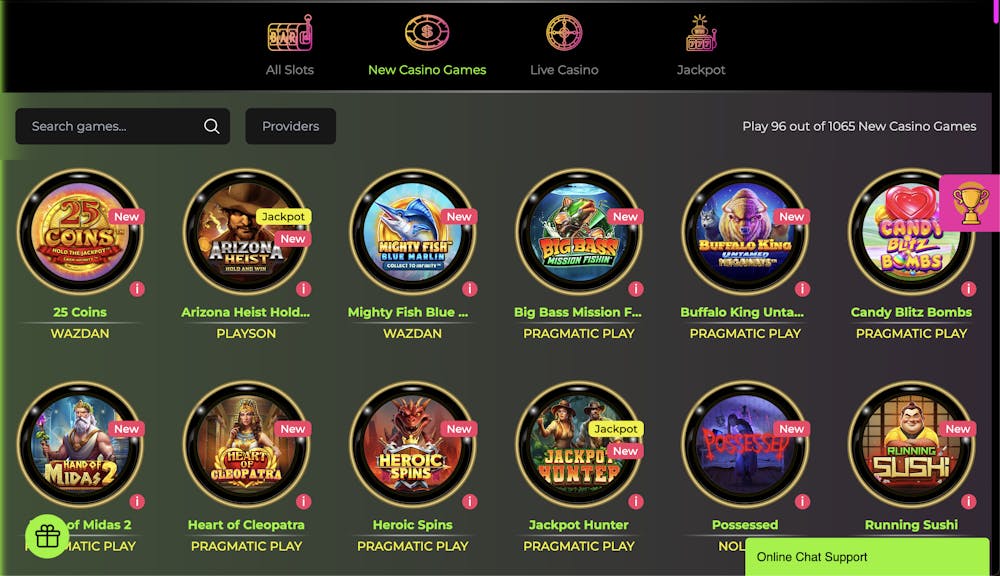 fortune panda casino games