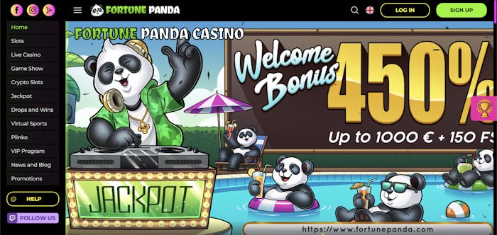 fortune panda home page