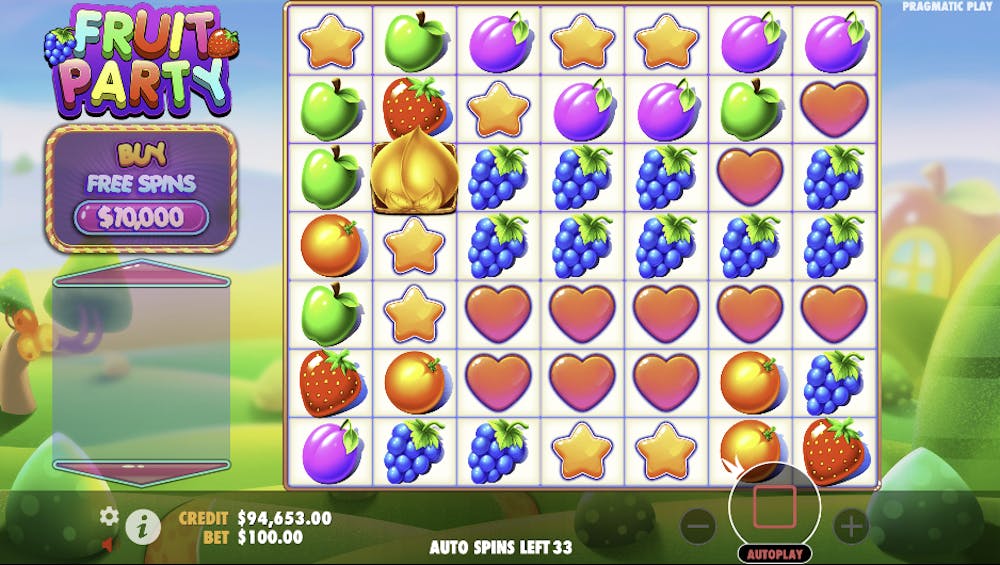 fruit party slot visuals